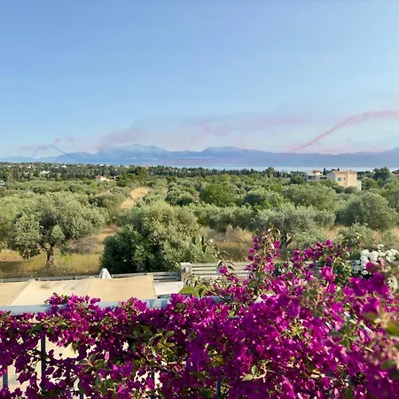 度假居 Aegean Retreat For 6 Pool & Evia Views Near Athens
